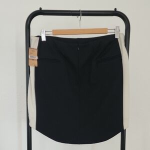 Elegant Black and Cream Women's Skirt